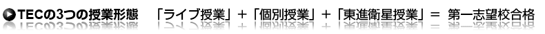 TEC3つの授業形態